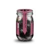 Charbrew Tea Blend  16 Compostable Fine Mesh Pyramid Teabag Infusers with String & Tag in Reusable Glass Mason Jar Premium Tea from Sri Lanka 40g/1.14oz (Passionfruit) view 3