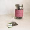 Charbrew Tea Blend  16 Compostable Fine Mesh Pyramid Teabag Infusers with String & Tag in Reusable Glass Mason Jar Premium Tea from Sri Lanka 40g/1.14oz (Passionfruit) view 4