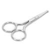 Eyebrow Scissors, Nose Hair Scissors Grooming Tool Stainless Steel Rounded Tip Nose Hair Trimmer for Men for Eyebrows, Nose, Moustache, Beard (MJ-WB090) view 2