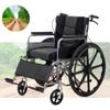 (24x13/8) Wheelchair Rear Wheel Replacement Part for 24 Inch Wheelchair, 24 Inch Solid Tyre Rear Wheel for Manual Wheelchair, with Screw Rod, Black Tyre, (Pack of 2) view 3