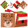 120 Pcs Christmas Cocktail Napkins Disposable Christmas Paper Napkins 3 Ply Xmas Party Dinner Napkins Christmas Decorative Beverage Napkins for Christmas Winter Holiday Kitchen Bathroom Party Supplies view 1