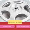 1 Pair of 12inch Rubber Wheelchair Rear Wheel Replacement, Solid PU Wheelchair Wheels, Bearing 17mm (11/16") Power Wheelchair Parts view 4