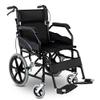 12 Inch Manual Wheelchair Replacement Wheel, 12 1/22 1/4 Wheelchair Replacement Rear Wheels, Wheelchair Wheels Accessories, Grey Wear-Resistant Solid Tire, 1 Pair view 2