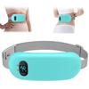 Heat Pad for Period Pain Relief, Upgraded 6 Heat Massage Modes Electric Fast Heating Pad for Lower Back Pain Cramp Menstrual Rechargeable USB Heated Belt Gifts for Women Girls Her Light Blue view 1