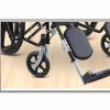 6 Inch Bearing Manual Wheelchair Front Wheel Accessories Universal Wheel Solid Tire Wear-Resistant and Durable(Black) view 3