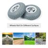 1 Pair of 9inch PU Rubber Wheelchair Wheels, Solid Wheelchair Front Wheels, Suitable for Many Standard Power Wheelchair Replacement view 4