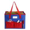 Craft Tote Bags with Handles Metal Frame, Transparent Label Window view 1