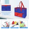 Craft Tote Bags with Handles Metal Frame, Transparent Label Window view 4