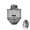 CONNECTION Mosquito Net Hat Gray Camouflage Midge Hat Mosquito Head Net Hat Foldable Mosquito Hats with Netting Midge Head Net Hat for Camping,Fishing,Beekeepin,Climbing,Outdoor Hiking view 1