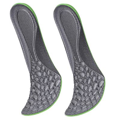 FRCOLOR 4pairs Shock-Absorbing Shoe Pads Breathable Insoles for Sports Inner Foot Insoles Sweat Absorption for Heel Support and Ball of Foot Comfort