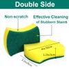 20 Pack Heavy Duty Scrub Sponge Kitchen Cleaning Sponges Dual-Sided Multi-Use Washing-Up Dish Pad for Kitchen Dishes & Bathroom view 2