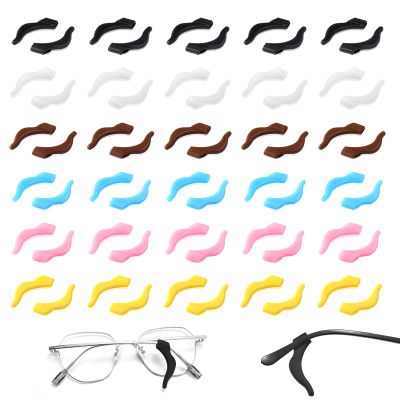 30 Pairs Glasses Ear Grips - Anti Slip Glasses Grips, Ear Hook Grip, Silicone, Multicolored, Stop Glasses Slipping Down Nose, Universal, Soft Comfortable for Sunglasses Reading Glasses Spectacles