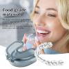 Mouth Guard Container, U-shaped Holder, Portable Mouth Guard Cover, Transparent Storage Box for Workplace, Aligner, Braces view 3