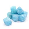 Blue Raspberry Cubes Bag - Blue raspberry flavoured hard boiled sweets with a chewy centre and a crystallised sugar coating (2kg) view 2