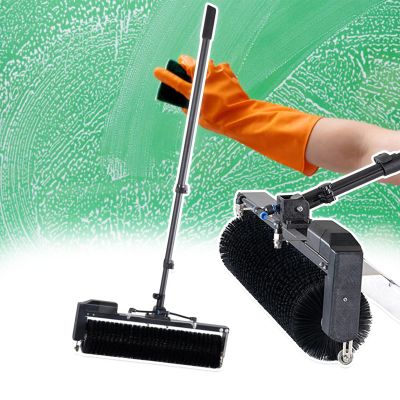 pedenencelia Solar Panel Cleaning Brush, Telescopic Cleaning Brush, Wo Cleaning Modes-Dry Cleaning/Water Cleaning,For Outdoor Cleaning,7.5m