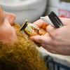 2pcs Beard Brush Boar Bristle Beard Brush Handle Made in Solid Wood Beard Brush for Firm Bristles to Tame and Soften Your Hair view 2