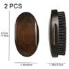 2pcs Beard Brush Boar Bristle Beard Brush Handle Made in Solid Wood Beard Brush for Firm Bristles to Tame and Soften Your Hair view 4