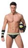 Men's Male Sexy Maid Cosplay Lingerie Underwear Butler Doctor Officer Firemen Play Cosplay Outfits Boxer Briefs Underwear & Collar Lingerie Set for Carnival Party (One Size,D) view 1