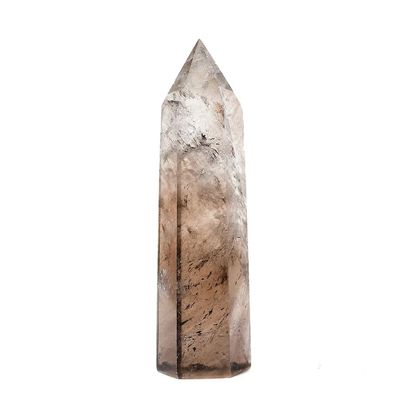 1PC Natural Smoky Quartz Stone Obelisk Quartz Point Wand For Home,Smoky Quartz,50-60mm
