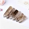 1PC Natural Smoky Quartz Stone Obelisk Quartz Point Wand For Home,Smoky Quartz,50-60mm view 2