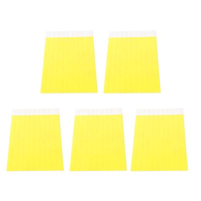 500PCS Yellow Paper Wristband Tear Resistant Hand Bands for Events, Exhibitions and More