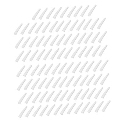 Beatifufu 100pcs Silicone Nipper Covers Protective Sleeves for Bend Clips White Soft Nail Nipper Protective Cover Prevents Accidental Touching for Children and Babies