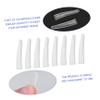 Beatifufu 100pcs Silicone Nipper Covers Protective Sleeves for Bend Clips White Soft Nail Nipper Protective Cover Prevents Accidental Touching for Children and Babies view 2