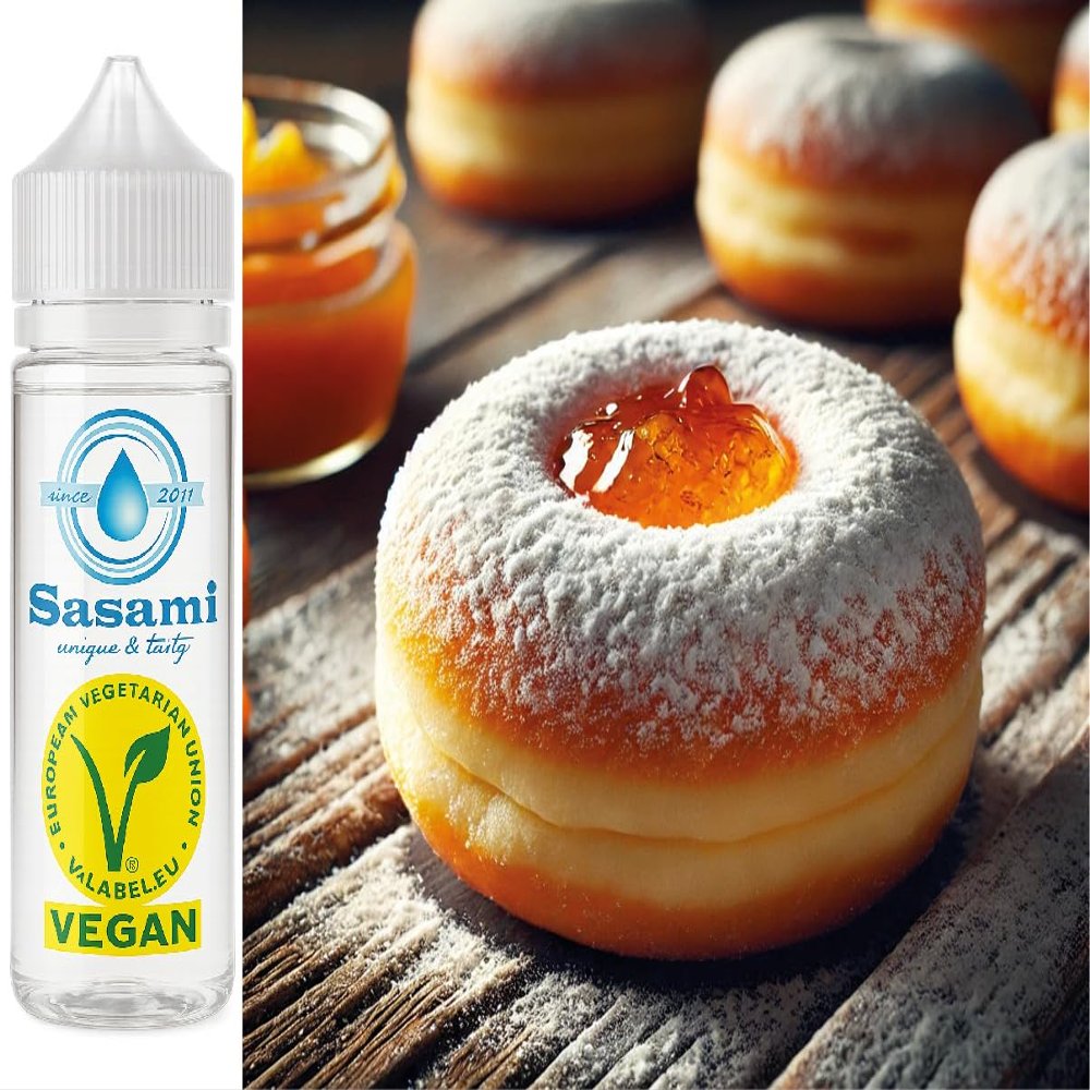 Doughnut - Donut - Berliner Apricot Flavor Concentrate - Vegan - Sasami - 100ml