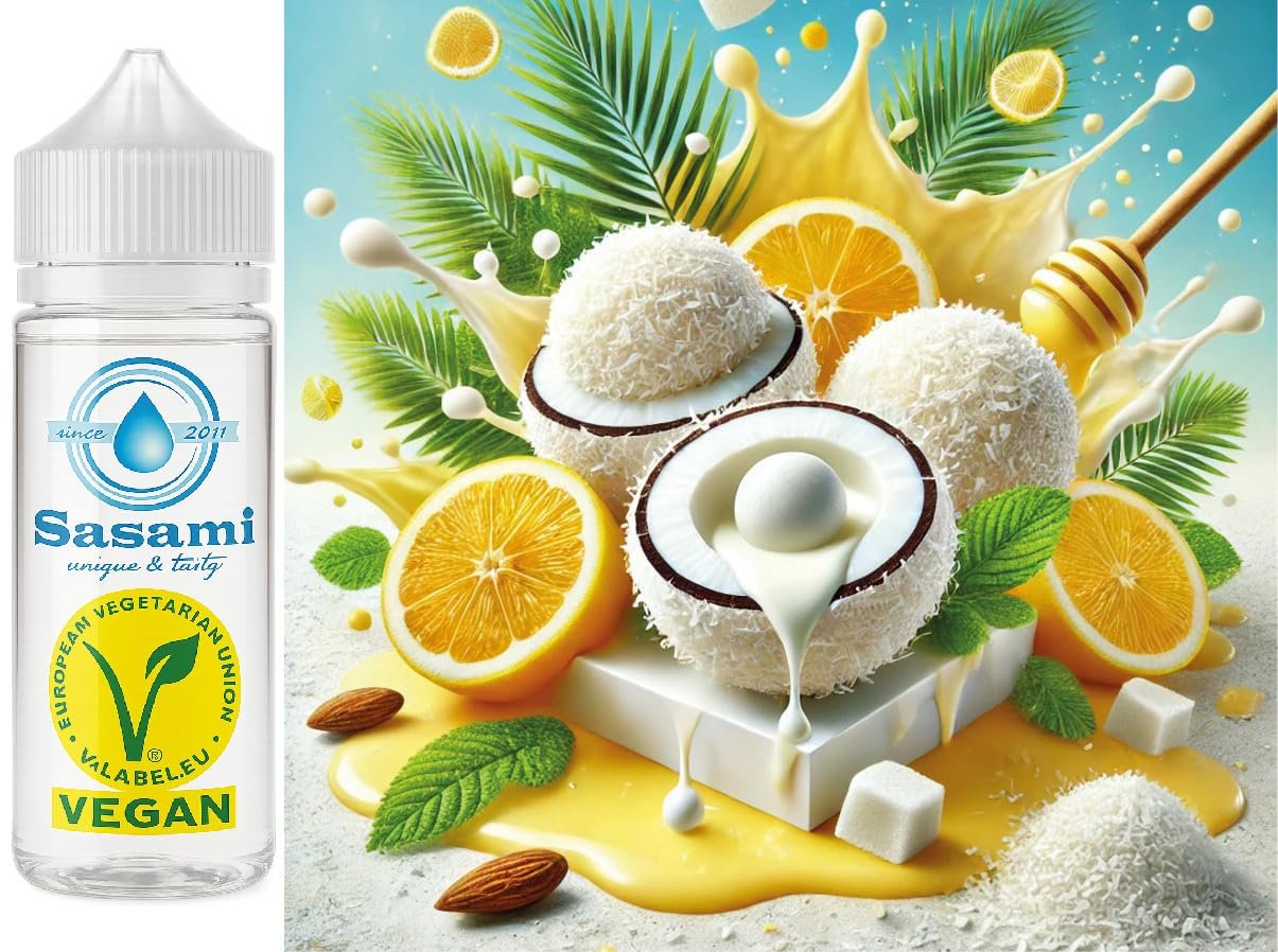 Raffa - Coconut Balls - Rafael Lemon Aroma Concentrate - Vegan - Sasami - 10ml