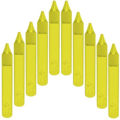 Chubby Gorilla  30ml  soft  LDPE  Unicorn empty bottle  yellow  10-pack