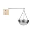 ORFOFE Essential Oil Bowl Holder for Sauna Wall-mounted Aromatherapy Container Swing Arm for and Beauty Salon Use Stainless Steel Design view 1