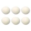 6 Pcs Wool Drying Balls High Density Adsorb Impurities Reduce Static Electricity Laundry Wool Balls (4cm) view 3