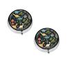Cute Dinosaur Printed Mini Round Pill Box,Pill Box 3 Compartment Medicine Pill Case, Pill Organizer Travel Pillbox, Portable Pill Box for Pocket, Home, Office Use view 1