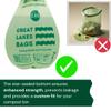 Great Lakes 2.6 Gallon Compostable and Biodegradable Kitchen Food Scrap Trash Bag, 100 Count, Small Compostable Bag For Kitchen Food Scrap, Certified by BPI and OK Compost Home, Green view 3