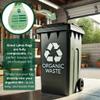 Great Lakes 2.6 Gallon Compostable and Biodegradable Kitchen Food Scrap Trash Bag, 100 Count, Small Compostable Bag For Kitchen Food Scrap, Certified by BPI and OK Compost Home, Green view 4