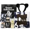 Boo Basket Gifts for Women & Girls - Witch Brew Mug, Throw Blanket, Scented Candle & Relaxing Sap view 1