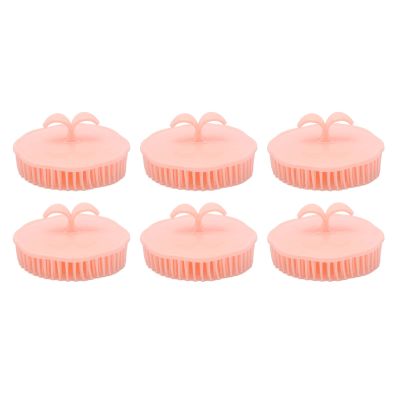 10pcs Resin Scalp Massager Scrubber Men Women Wet Dry Dandruff Removal Shampoo Brush for Hair Care