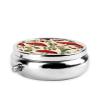Red Mushrooms Printed Mini Round Pill Box,Pill Box 3 Compartment Medicine Pill Case, Pill Organizer Travel Pillbox, Portable Pill Box for Pocket, Home, Office Use view 4