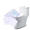 50 Pack Toilet Seat Covers,Paper Toilet Liners for Bathroom Flushable for Travel Toilet Seat Cover Friendly Packing for Kids Potty Training and Adult view 2