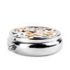 Cattle Dog Florals Printed Mini Round Pill Box,Pill Box 3 Compartment Medicine Pill Case, Pill Organizer Travel Pillbox, Portable Pill Box for Pocket, Home, Office Use view 4