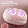 Gihioue Ultrasonic Lens Cleaner - 2 in 1 Electric Lens Cleaner with High-Frequency Cleaning | Portable Soft Lens Holder Storage Box for Travel & Home Use view 3