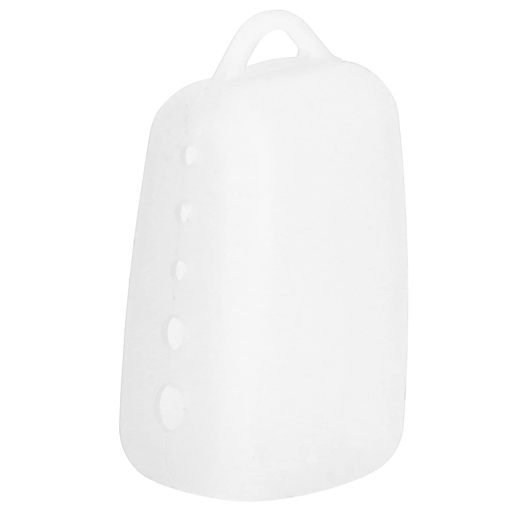 Jwthee Electric Toothbrush Head Cover, Portable Silicone Toothbrush Covers Travel Toothbrush Head Holder Manual Toothbrush Head Cover Case Protector (Blanco translcido)