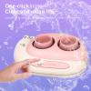 Ultrasonic Lens Cleaner, Lens Cleaner Case - High Frequency Ultrasonic Cleaning Lens Case Washer 2 in 1 - Soft Travel Case for Lens Holder, SCA view 2