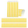 100pcs 5x7'' Yellow Stripe Paper Bag Sweet Bags Candy Bags,Striped Paper Bag for Sweets,Yellow Sweetie Party Bags for Kids Girls Boys Halloween Wedding Birthday Party Christmas Paper Bag view 1