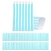 100Pcs Baby Blue Paper Sweet Bags Small, Blue and White Candy Stripe Paper Bag, Mini Party Sweetie Bags for Kids Girls Boys Halloween Christmas Wedding Birthday Party- 5x7'' view 1