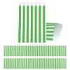 100Pcs 5x7'' Striped Candy Sweet Paper Bags, Pink Sweetie Bag, Small Paper Bags for Sweets Wedding Birthday Buffet Favour Cake Gift Pick n Mix Shop view 1