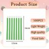 100Pcs 5x7'' Striped Candy Sweet Paper Bags, Pink Sweetie Bag, Small Paper Bags for Sweets Wedding Birthday Buffet Favour Cake Gift Pick n Mix Shop view 2
