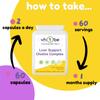 Liver Support with Choline 60 Capsules - Supports The Maintenance of Normal Liver Function view 3