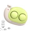 Niktule Lens Cleaner Machine, Ultrasonic High-Frequency Cleaning Lens Washer Case 2 in 1, Portable Soft Lens Holder Storage Box for Travel & Home Use view 1