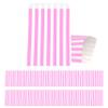 100Pcs Pink Paper Sweet Bags Small, Pink and White Candy Stripe Paper Bag, Mini Party Sweetie Bags for Kids Girls Boys Halloween Christmas Wedding Birthday Party- 5x7'' view 1